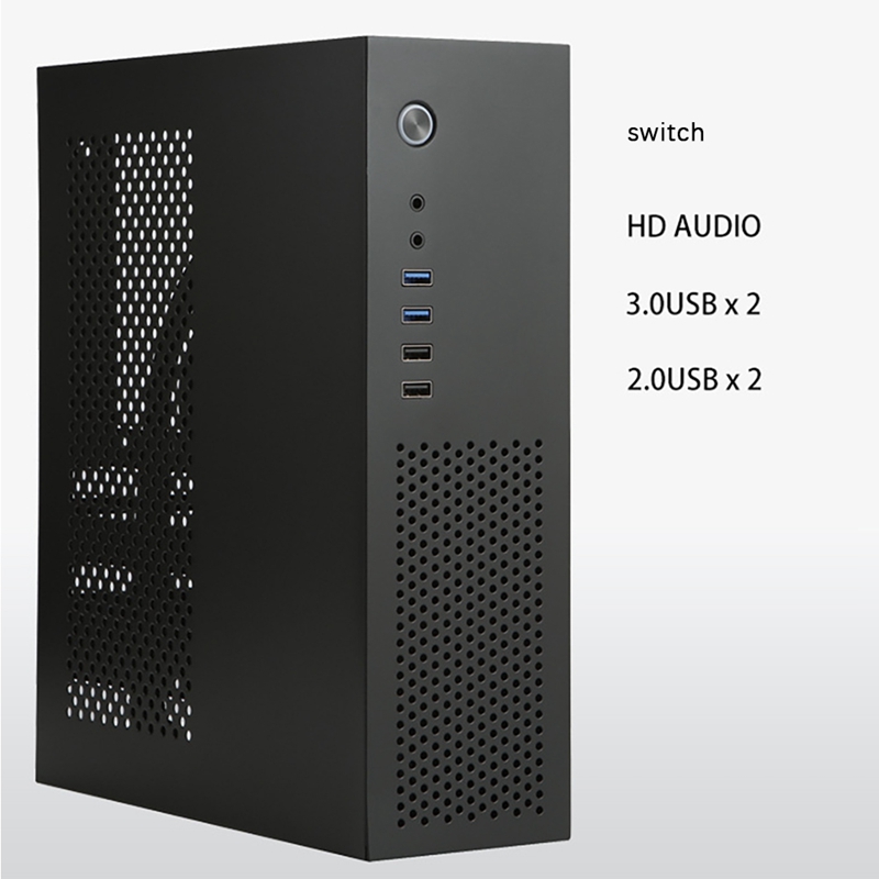 SKTC A10 Mini Desktop HTPC Com - đánh giá và giá Computer Case